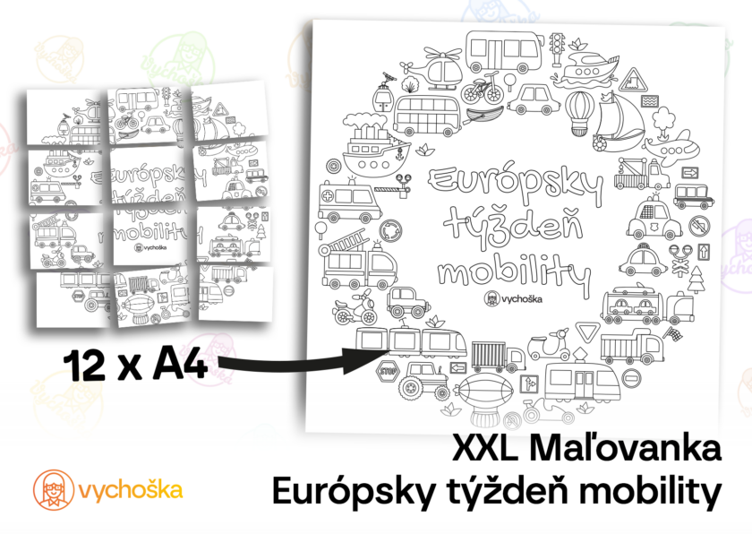 Maľovanka - Európsky týždeň mobility