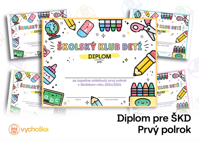 Diplom pre ŠKD - prvý polrok