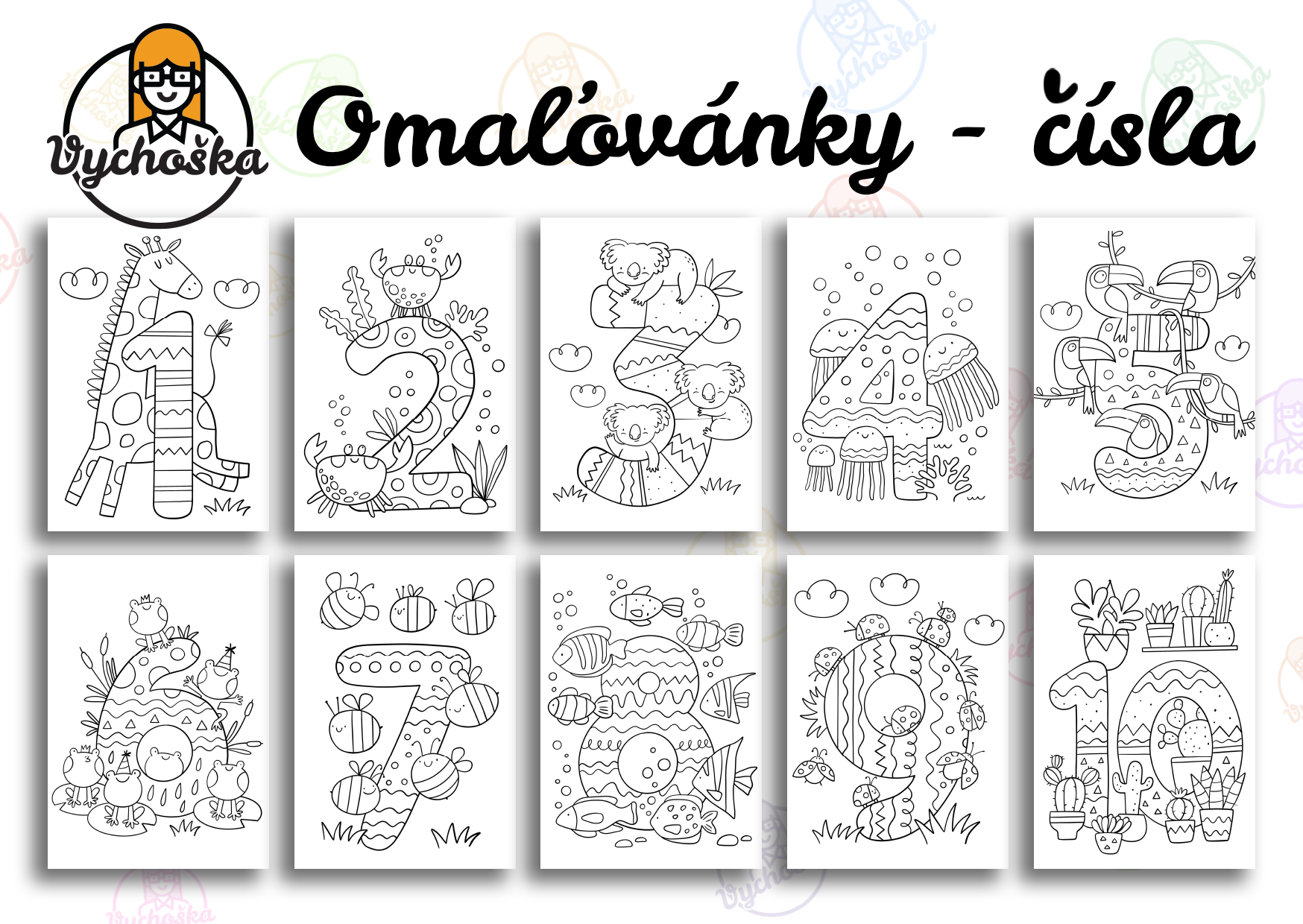 Maľovanky čísla