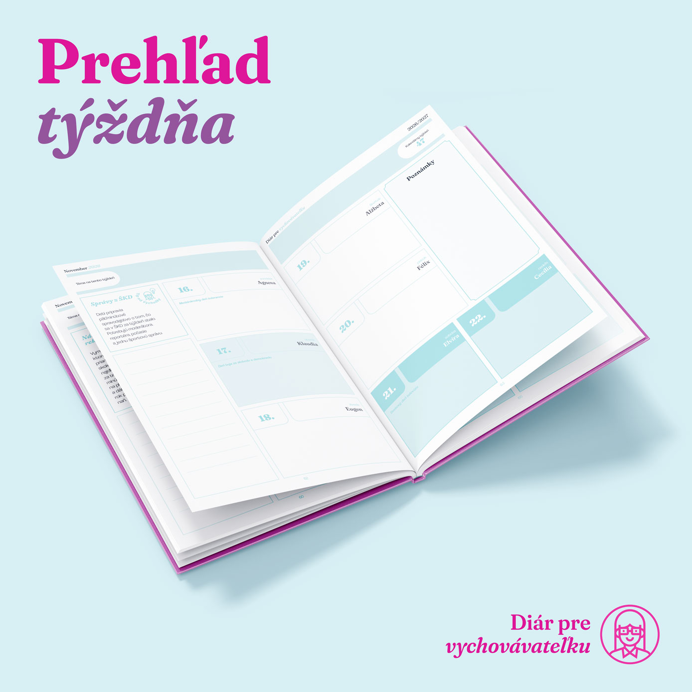 Diár pre vychovávateľku 2026/2027 – Obrázok 2